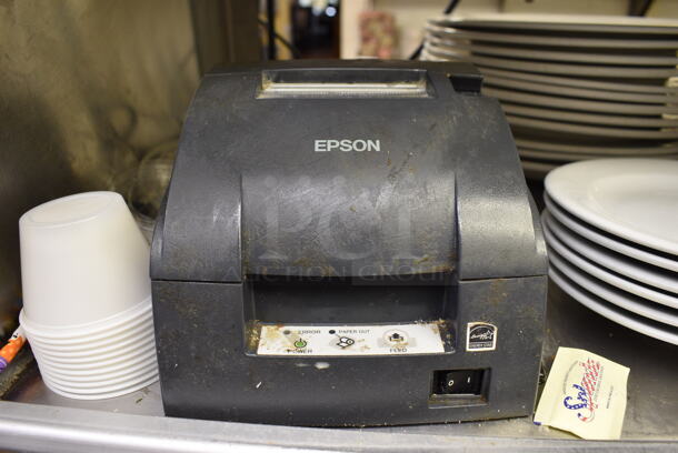 Epson Model M188B Countertop Receipt Printer. 6.5x9.5x5.5