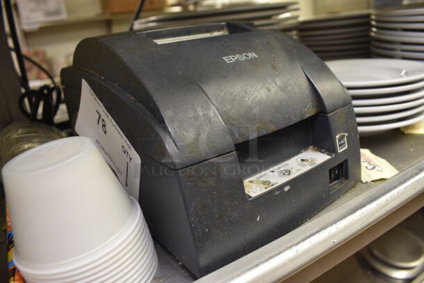 Epson Model M188B Countertop Receipt Printer. 6.5x9.5x5.5 - Image 3 of 4