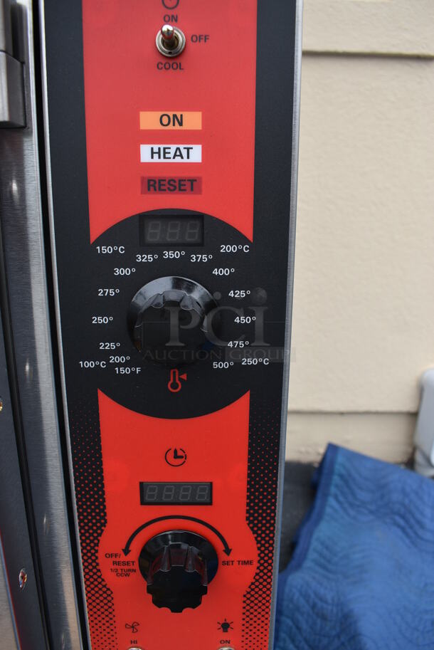 2 GORGEOUS! BRAND NEW SCRATCH AND DENT! Vulcan Model VC5GD-11D1 ENERGY STAR Stainless Steel Commercial Gas Powered Full Size Convection Oven w/ View Through Doors, Metal Oven Racks and Thermostatic Controls. Comes w/ Stack Kit and Legs! 40x32x61. 2 Times Your Bid! - Image 4 of 12