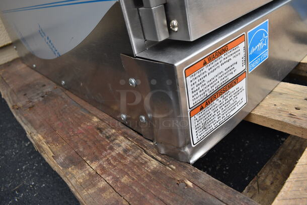 2 GORGEOUS! BRAND NEW SCRATCH AND DENT! Vulcan Model VC5GD-11D1 ENERGY STAR Stainless Steel Commercial Gas Powered Full Size Convection Oven w/ View Through Doors, Metal Oven Racks and Thermostatic Controls. Comes w/ Stack Kit and Legs! 40x32x61. 2 Times Your Bid! - Image 12 of 12