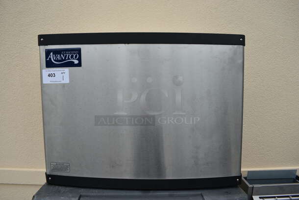 NICE! LIKE NEW! Avantco Stainless Steel Commercial Ice Machine Head. Goes GREAT w/ Item 404! 30x23x22.5 - Image 1 of 6