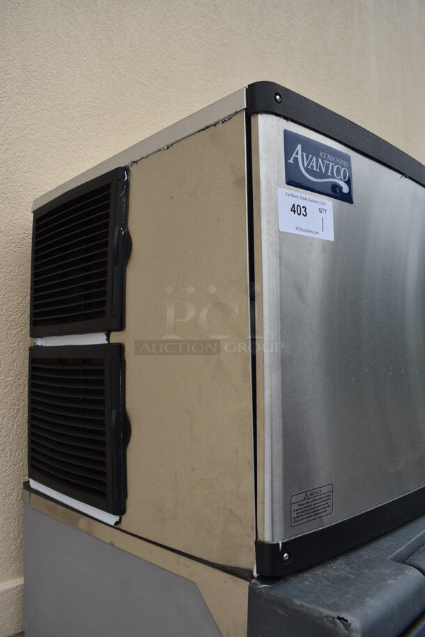 NICE! LIKE NEW! Avantco Stainless Steel Commercial Ice Machine Head. Goes GREAT w/ Item 404! 30x23x22.5 - Image 5 of 6