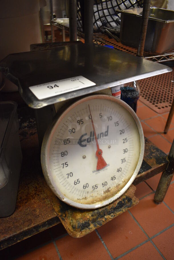 Edlund Model 100 Countertop Metal Food Portioning Scale. 12.5x13x14 - Image 2 of 3