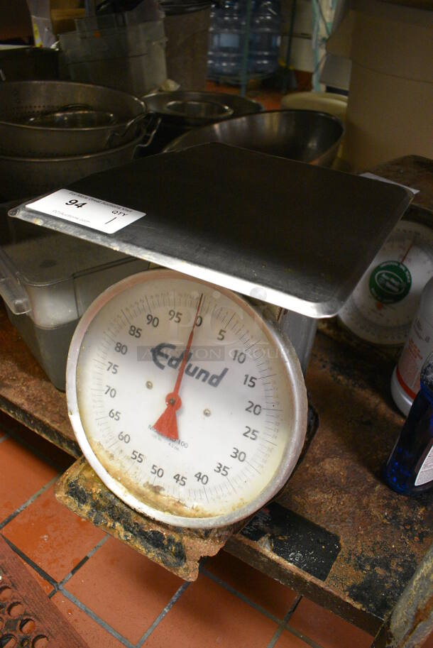 Edlund Model 100 Countertop Metal Food Portioning Scale. 12.5x13x14 - Image 3 of 3