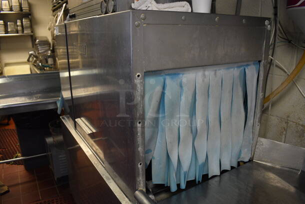 WONDERFUL! Hobart Model C44A Stainless Steel Commercial Conveyor Dishwasher. Goes GREAT w/ Items 96 and 98! 208 Volts, 3 Phase. This Unit Will Be Professionally Uninstalled. 45x27x66. Tested and Working! - Image 5 of 7