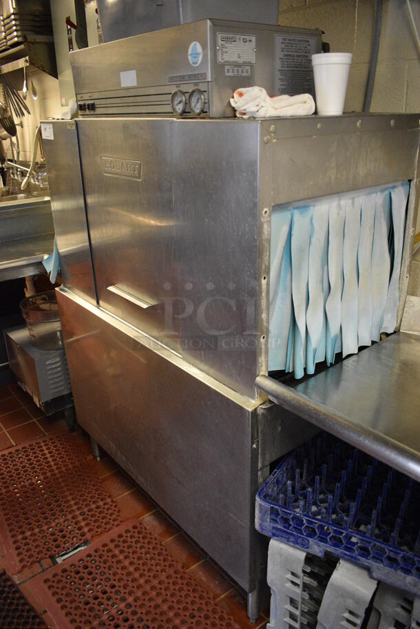 WONDERFUL! Hobart Model C44A Stainless Steel Commercial Conveyor Dishwasher. Goes GREAT w/ Items 96 and 98! 208 Volts, 3 Phase. This Unit Will Be Professionally Uninstalled. 45x27x66. Tested and Working! - Image 7 of 7