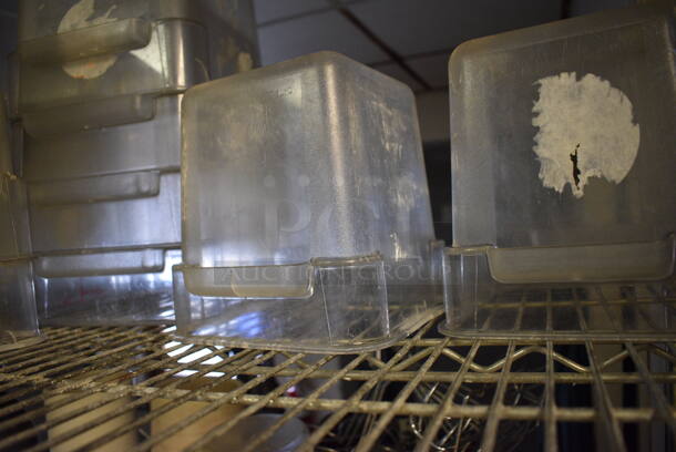 4 Poly Clear Containers. 7x7x7. 4 Times Your Bid! - Image 2 of 2
