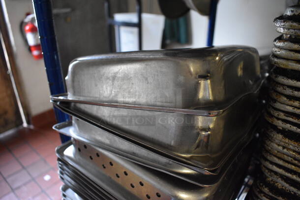 10 Stainless Steel 1/2 Size Drop In Bins. 1/2x2. 10 Times Your Bid! - Image 2 of 2