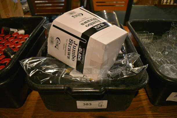 ALL ONE MONEY! Lot of Various Items Including Straws In Bus Bin! - Image 1 of 3