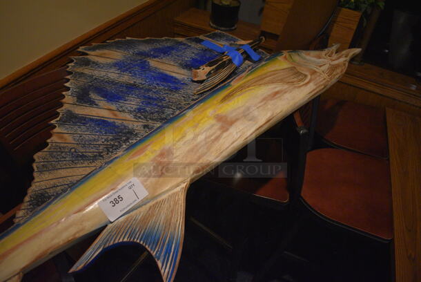 Wall Mount Decorative Fish. 80x3x30 - Image 3 of 5