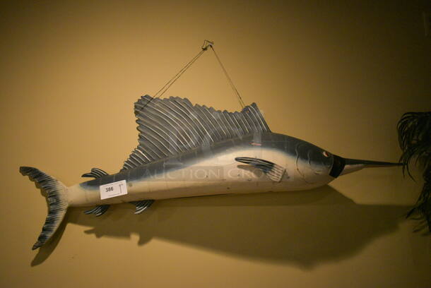 Wall Mount Decorative Fish. 56x8x17 - Image 1 of 6