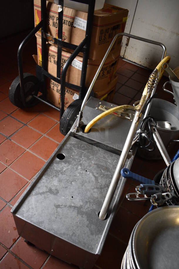 Stainless Steel Commercial Portable Oil Filtration System on Commercial Casters. 13x30x25 - Image 3 of 5