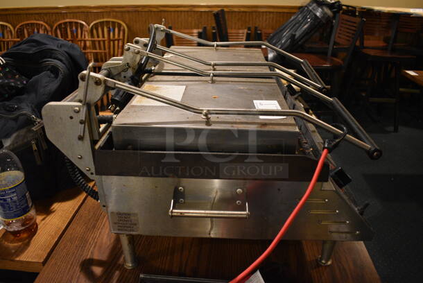 Star Stainless Steel Commercial Countertop Double Panini Press. 34x26x18 - Image 6 of 6