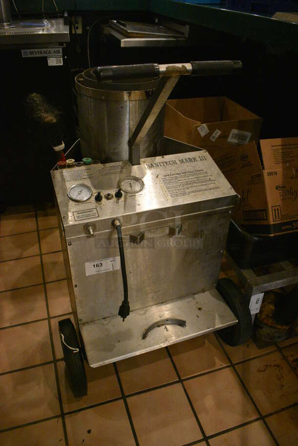 Sanitech Mark III Metal Commercial Propane Gas Powered Pressure and Steam Washer. 25x27x40 - Image 2 of 7