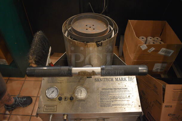Sanitech Mark III Metal Commercial Propane Gas Powered Pressure and Steam Washer. 25x27x40 - Image 3 of 7