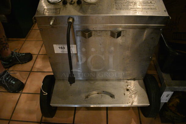 Sanitech Mark III Metal Commercial Propane Gas Powered Pressure and Steam Washer. 25x27x40 - Image 4 of 7