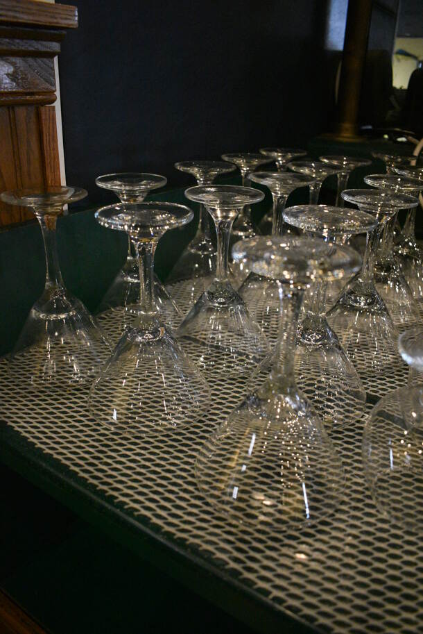 16 Martini Glasses. 4.5x4.5x6.5. 16 Times Your Bid! - Image 2 of 2