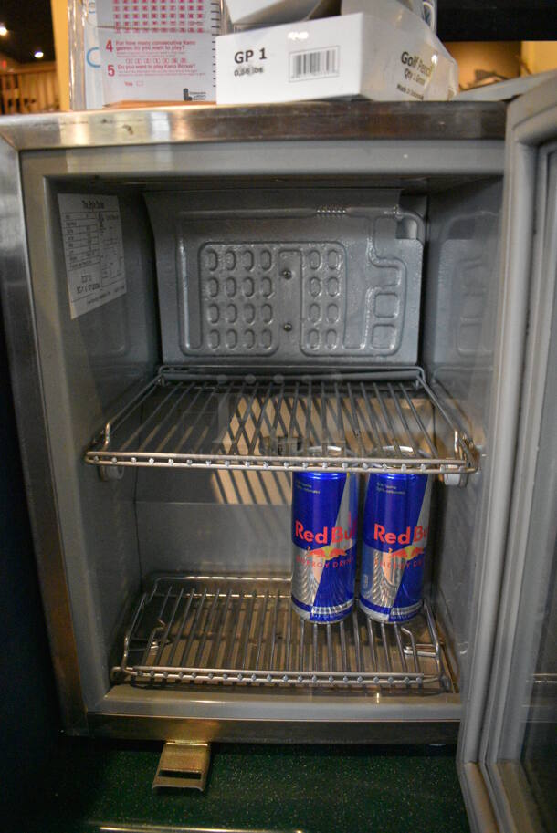 NICE! Red Bull Model SC-1 Metal Commercial Countertop Mini Cooler Merchandiser. Does Not Include Contents. 115 Volts, 1 Phase. 13x16x18. Tested and Working! - Image 3 of 4