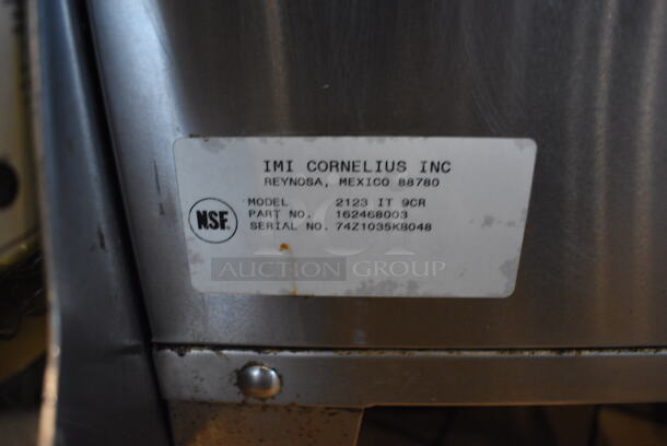 IMI Cornelius Model 2123 IT 9CR Stainless Steel Commercial Ice Bin w/ Wunderbar Soda Gun. This Unit Will Be Professionally Uninstalled. 23x21x34 - Image 5 of 5