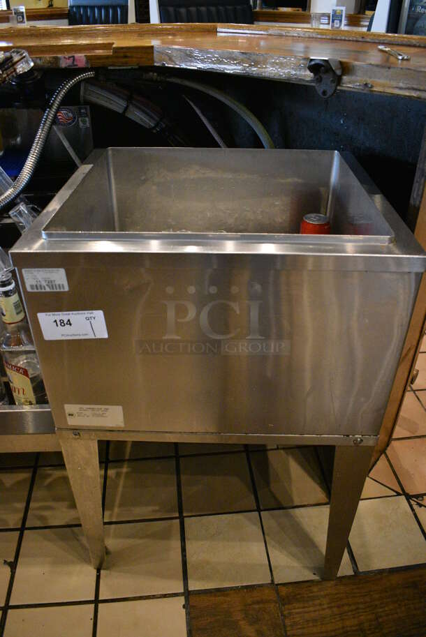 IMI Cornelius Model 2123 IT 9CR Stainless Steel Commercial Ice Bin w/ Wunderbar Soda Gun. This Unit Will Be Professionally Uninstalled. 23x21x34 - Image 2 of 5