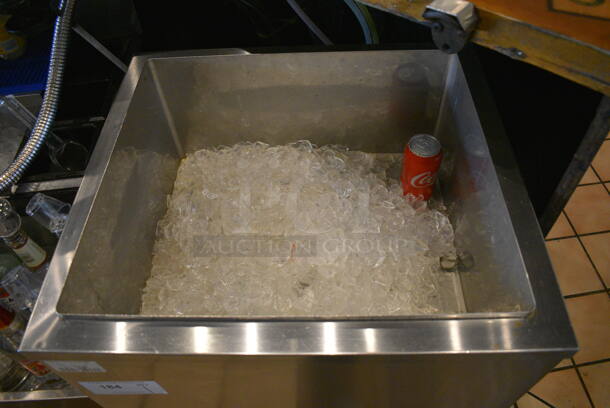 IMI Cornelius Model 2123 IT 9CR Stainless Steel Commercial Ice Bin w/ Wunderbar Soda Gun. This Unit Will Be Professionally Uninstalled. 23x21x34 - Image 4 of 5
