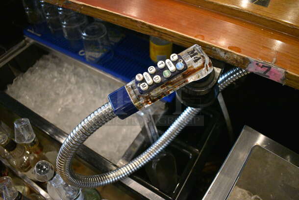 IMI Cornelius Model 2123 IT 9CR Stainless Steel Commercial Ice Bin w/ Wunderbar Soda Gun. This Unit Will Be Professionally Uninstalled. 23x21x34 - Image 5 of 5