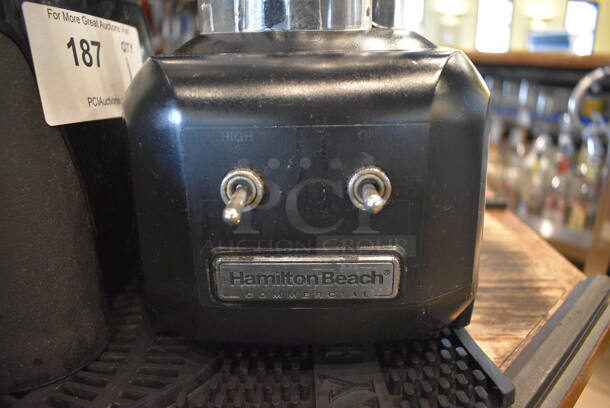 Hamilton Beach Model HBB250R Metal Commercial Countertop Blender w/ Pitcher. 120  Volts, 1 Phase. 6x8x16. Tested and Working! - Image 4 of 5