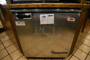 NICE! 2008 Victory Model UR-27-SST Stainless Steel Commercial Single Door Undercounter Cooler on Commercial Casters. Does Not Include Contents. 115 Volts, 1 Phase. 27x30x34. Tested and Working!