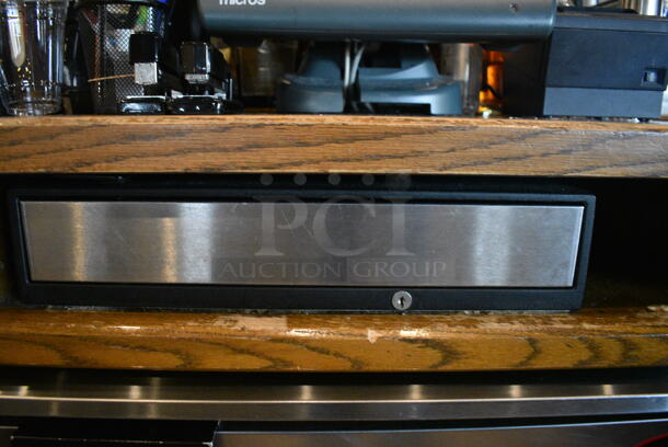 Micros 15" POS Monitor, Epson Model M129B Receipt Printer and Cash Drawer.  - Image 3 of 4