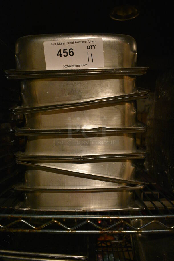 11 Stainless Steel 1/2 Size Drop In Bins. 1/2x2. 11 Times Your Bid!