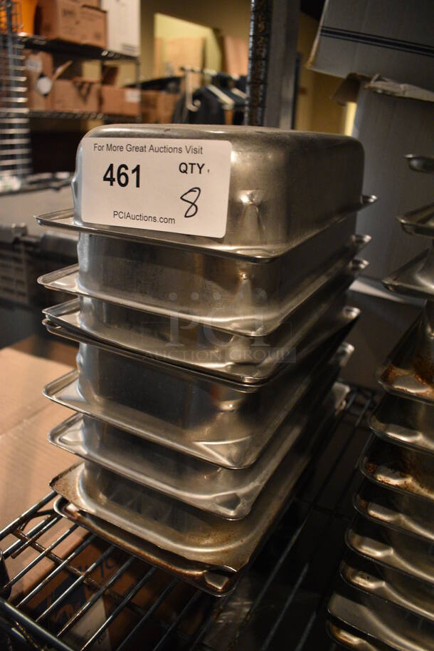 8 Stainless Steel 1/3 Size Drop In Bins. 1/3x2. 8 Times Your Bid! - Image 2 of 2