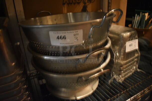 3 Metal Colanders. 20x16x7. 3 Times Your Bid! - Image 2 of 3