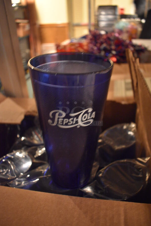ALL ONE MONEY! Lot of Blue Poly Beverage Tumblers! - Image 3 of 5