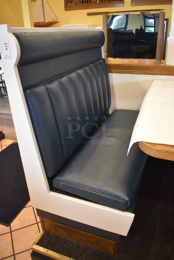 ALL ONE MONEY! Lot of 2 Single Sided Booths and Wall Mount Table! BUYER MUST REMOVE. 48x24x49, 48x29x30 - Image 2 of 7