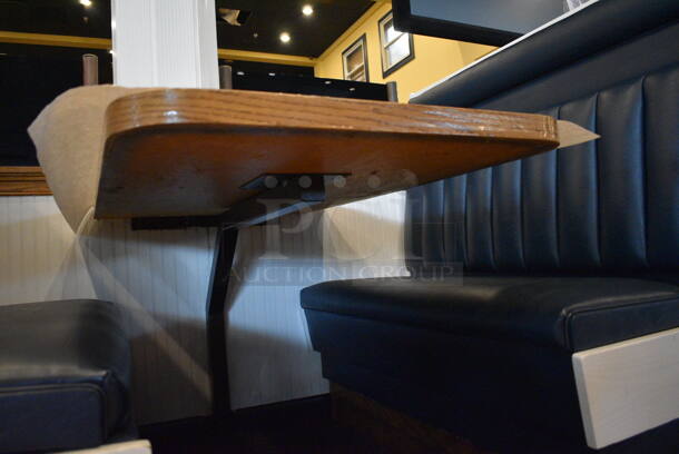 ALL ONE MONEY! Lot of 2 Single Sided Booths and Wall Mount Table! BUYER MUST REMOVE. 48x24x49, 48x29x30 - Image 7 of 7