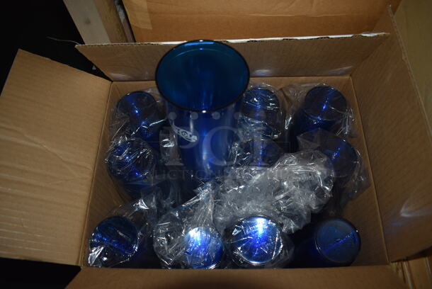ALL ONE MONEY! Lot of Blue Poly Beverage Tumblers! - Image 2 of 3