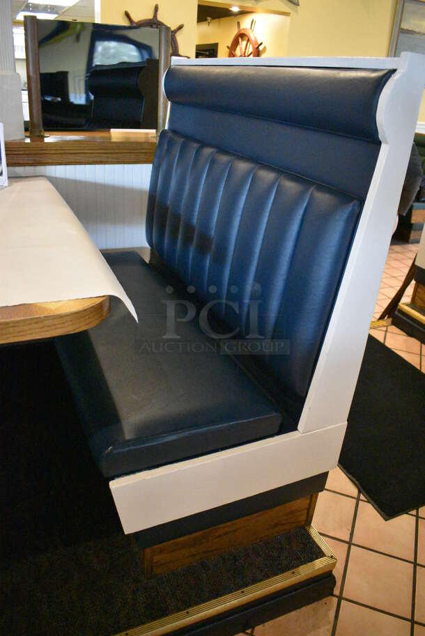 ALL ONE MONEY! Lot of 2 Single Sided Booths and Wall Mount Table! BUYER MUST REMOVE. 48x24x49, 48x29x30 - Image 2 of 5