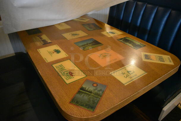 ALL ONE MONEY! Lot of 2 Single Sided Booths and Wall Mount Table! BUYER MUST REMOVE. 48x24x49, 48x29x30 - Image 4 of 5