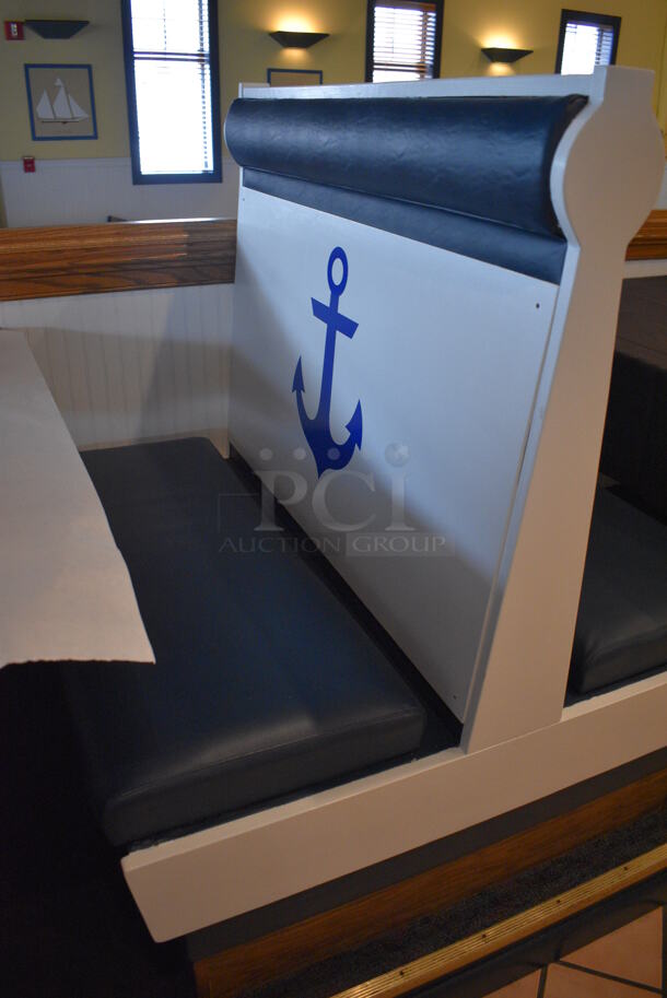 ALL ONE MONEY! Lot of 2 Single Sided Booths, 3 Double Sided Booths and 4 Wall Mount Tables! BUYER MUST REMOVE. 48x24x49, 42.5x44x49, 48x29x30 - Image 12 of 12