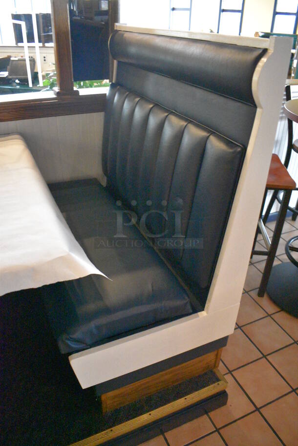 ALL ONE MONEY! Lot of 2 Single Sided Booths and Wall Mount Table! BUYER MUST REMOVE. 48x24x49, 48x29x30 - Image 2 of 5