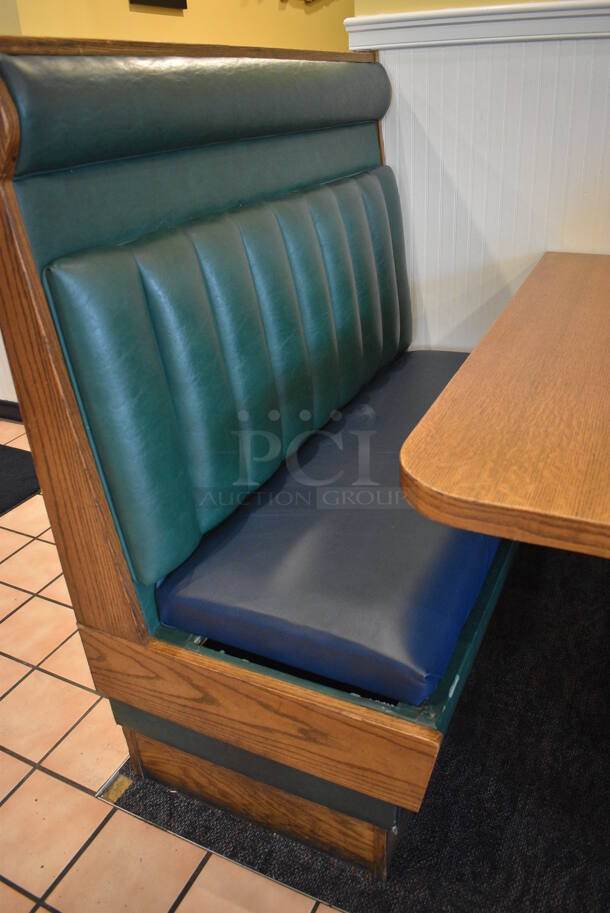ALL ONE MONEY! Lot of 2 Single Sided Booths, 1 Double Sided Booth and 2 Wall Mount Tables! BUYER MUST REMOVE. 48x24x49, 48x44x49, 48x27x30 - Image 2 of 6