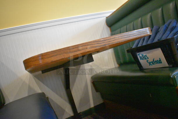 ALL ONE MONEY! Lot of 2 Single Sided Booths, 1 Double Sided Booth and 2 Wall Mount Tables! BUYER MUST REMOVE. 48x24x49, 48x44x49, 48x27x30 - Image 4 of 6