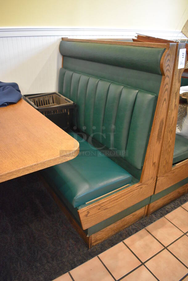 ALL ONE MONEY! Lot of 2 Single Sided Booths, 1 Double Sided Booth and 2 Wall Mount Tables! BUYER MUST REMOVE. 48x24x49, 48x44x49, 48x27x30 - Image 5 of 6