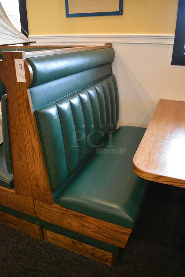 ALL ONE MONEY! Lot of 2 Single Sided Booths and Wall Mount Table! BUYER MUST REMOVE. 48x24x49, 48x30x30 - Image 2 of 4