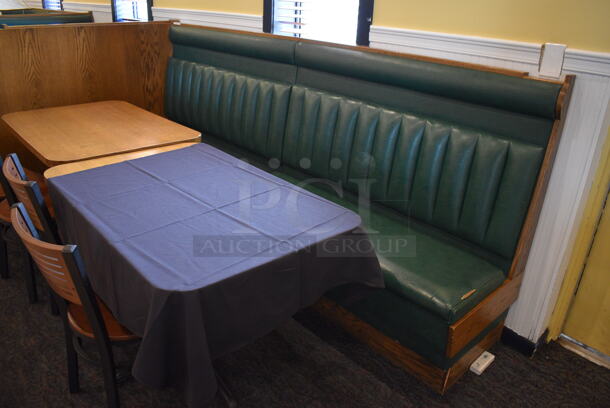 ALL ONE MONEY! Lot of 2 Single Sided Booths and 2 Tables! BUYER MUST REMOVE. 57x24x49, 45x30x30