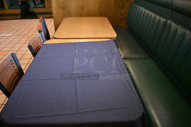 ALL ONE MONEY! Lot of 2 Single Sided Booths and 2 Tables! BUYER MUST REMOVE. 57x24x49, 45x30x30 - Image 3 of 4