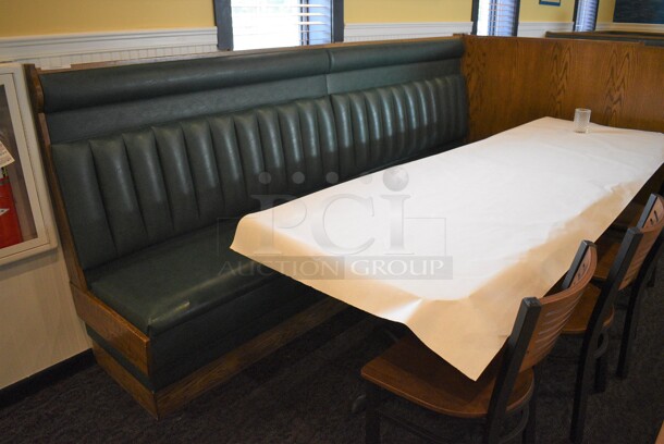 ALL ONE MONEY! Lot of 2 Single Sided Booths and 2 Tables! BUYER MUST REMOVE. 57x24x49, 45x30x30 - Image 1 of 3