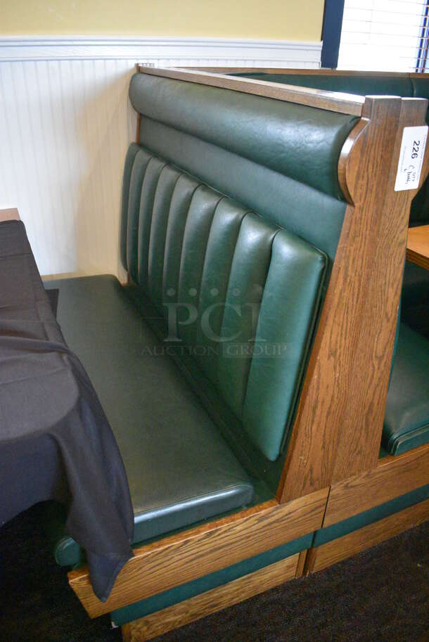 ALL ONE MONEY! Lot of 2 Single Sided Booths and Wall Mount Table! BUYER MUST REMOVE. 48x24x49, 48x30x30 - Image 3 of 5