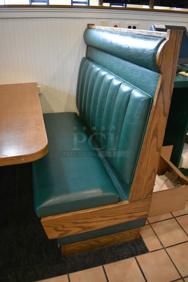 ALL ONE MONEY! Lot of 2 Single Sided Booths and Wall Mount Table! BUYER MUST REMOVE. 48x24x49, 48x30x30 - Image 2 of 6