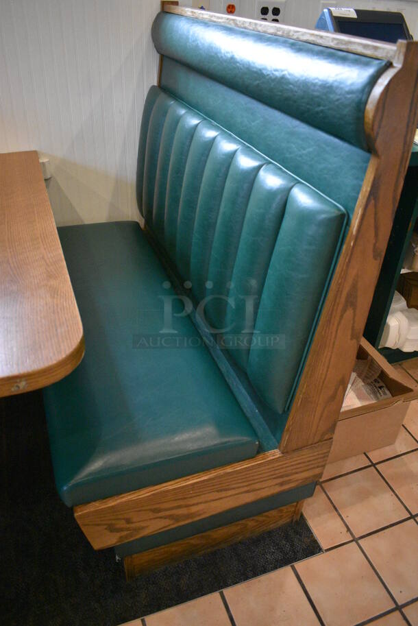 ALL ONE MONEY! Lot of 2 Single Sided Booths and Wall Mount Table! BUYER MUST REMOVE. 48x24x49, 48x30x30 - Image 5 of 6